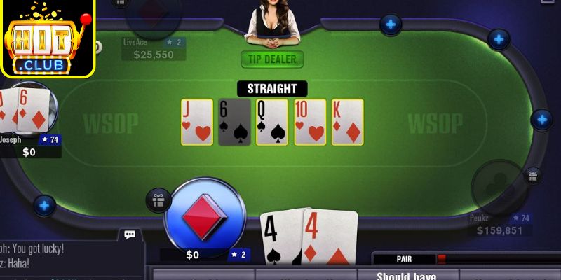 Chu kỳ vòng bài biến đổi chiến thuật liên tục trong  Poker casino online Hitclub